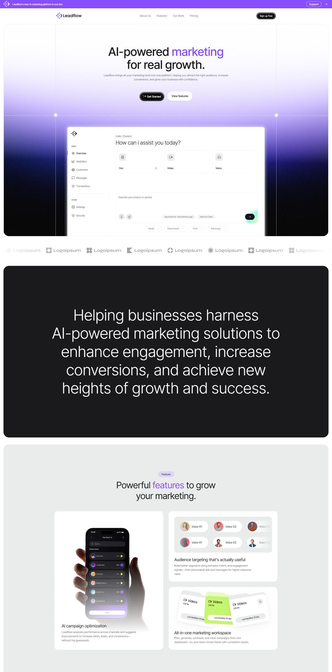 Leadflow - AI Marketing Automation