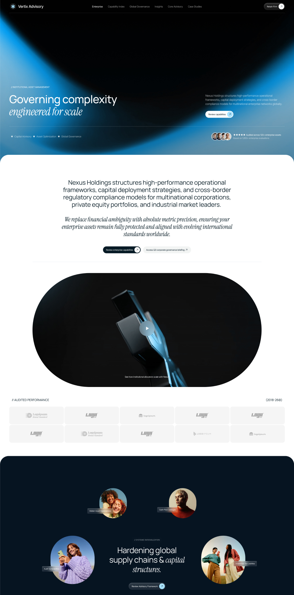 Vertix — Corporate Advisory Astro Template